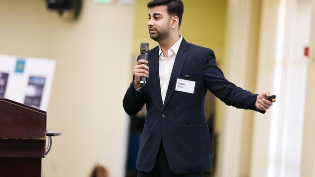 Read the story: Students Pitch Business Ideas to Entrepreneurs