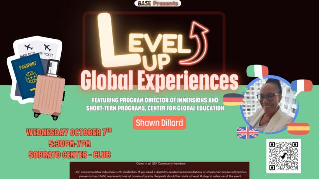 Read event detail: Level Up Global Experiences 
