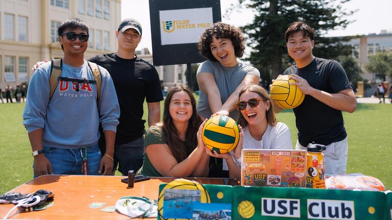 USF water polo club team.