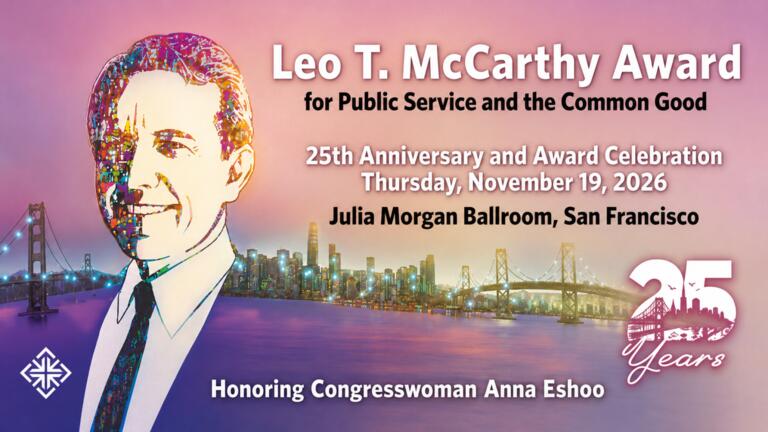 Read event details: Leo T. McCarthy Award and 25th Anniversary Celebration
