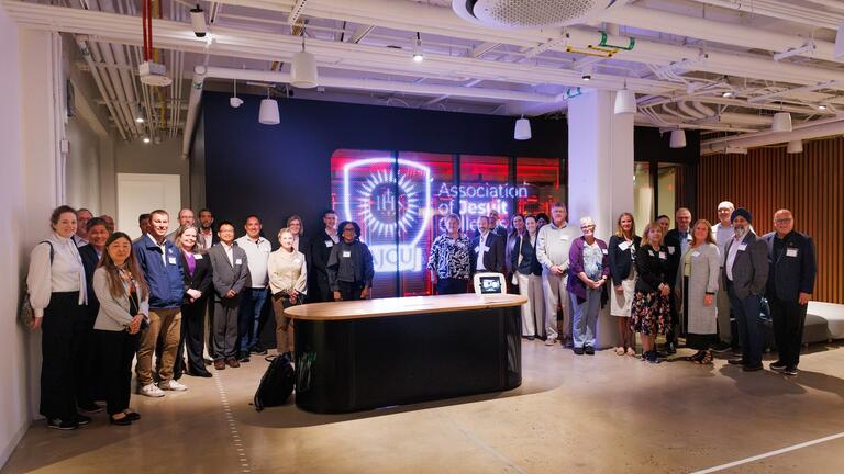 AJCU leaders at USF AI summit