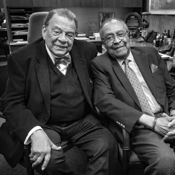 Andrew Young and Clarence B. Jones