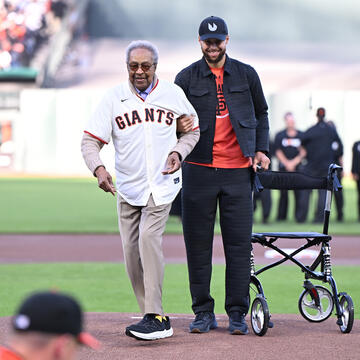 Clarence Jones and Stephen Curry 2025