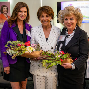 Gina Nibbi, Anna Eshoo, and Sharon McCarthy-Allen