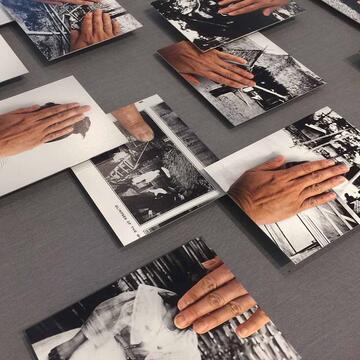 frames with different hand images