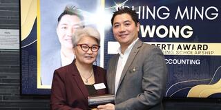 Dean Otgontsetseg “Otgo” Erhemjamts and Shing Ming Wong