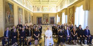 Pope Leo XIV and AJCU presidents